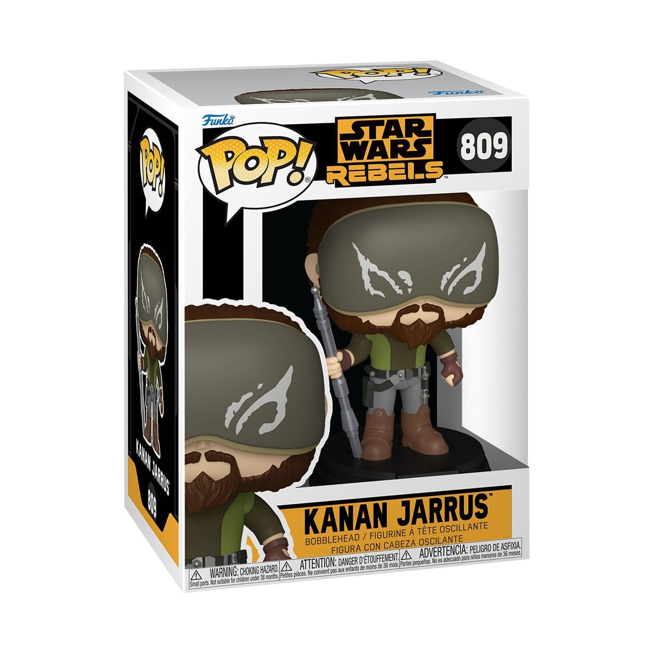Produktbild Star Wars POP! Vinyl Wackelkopf-Figur Kanan Jarrus 9 cm