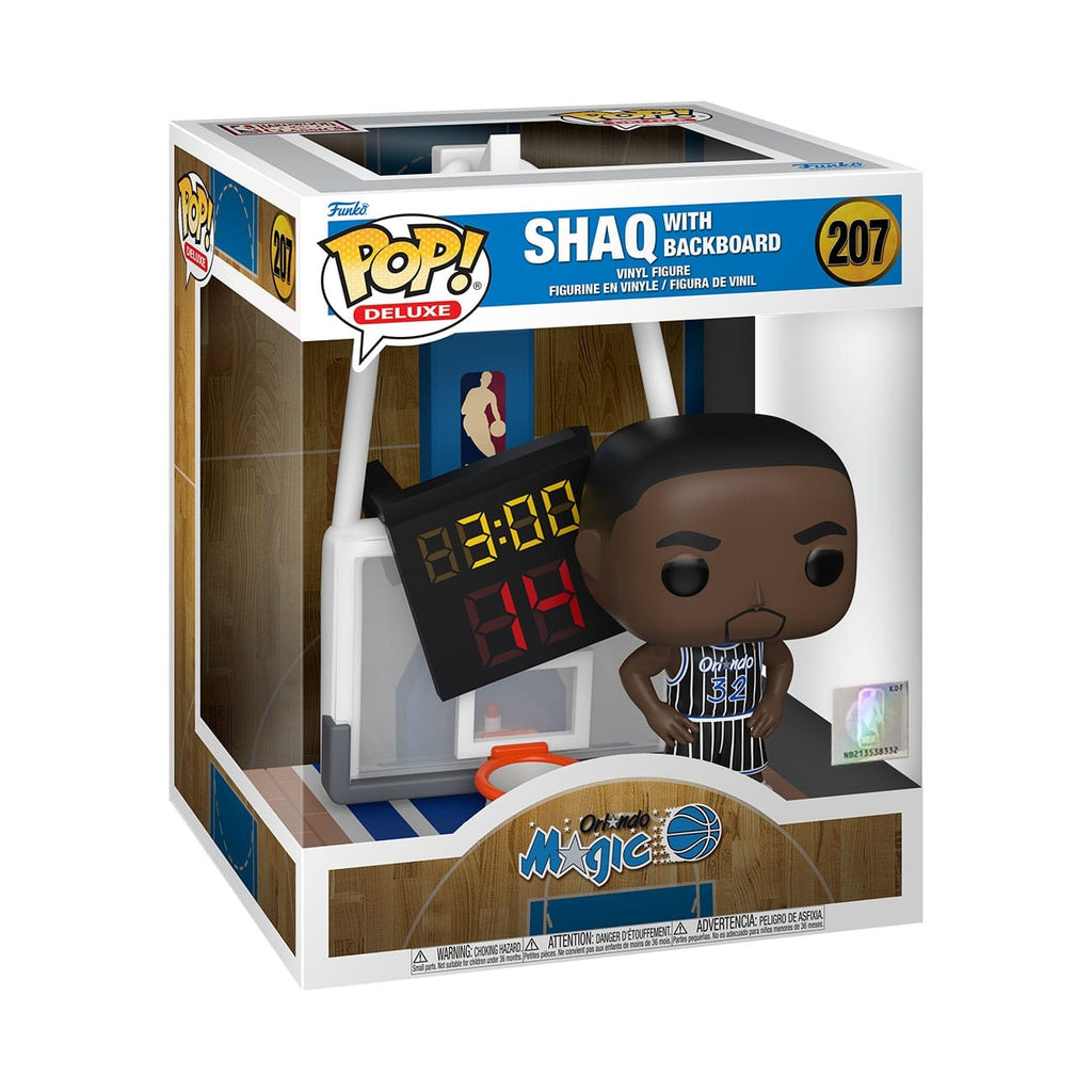Produktbild NBA Legends POP! Sports Deluxe Vinyl Figur Shaq w/Backboard 16 cm