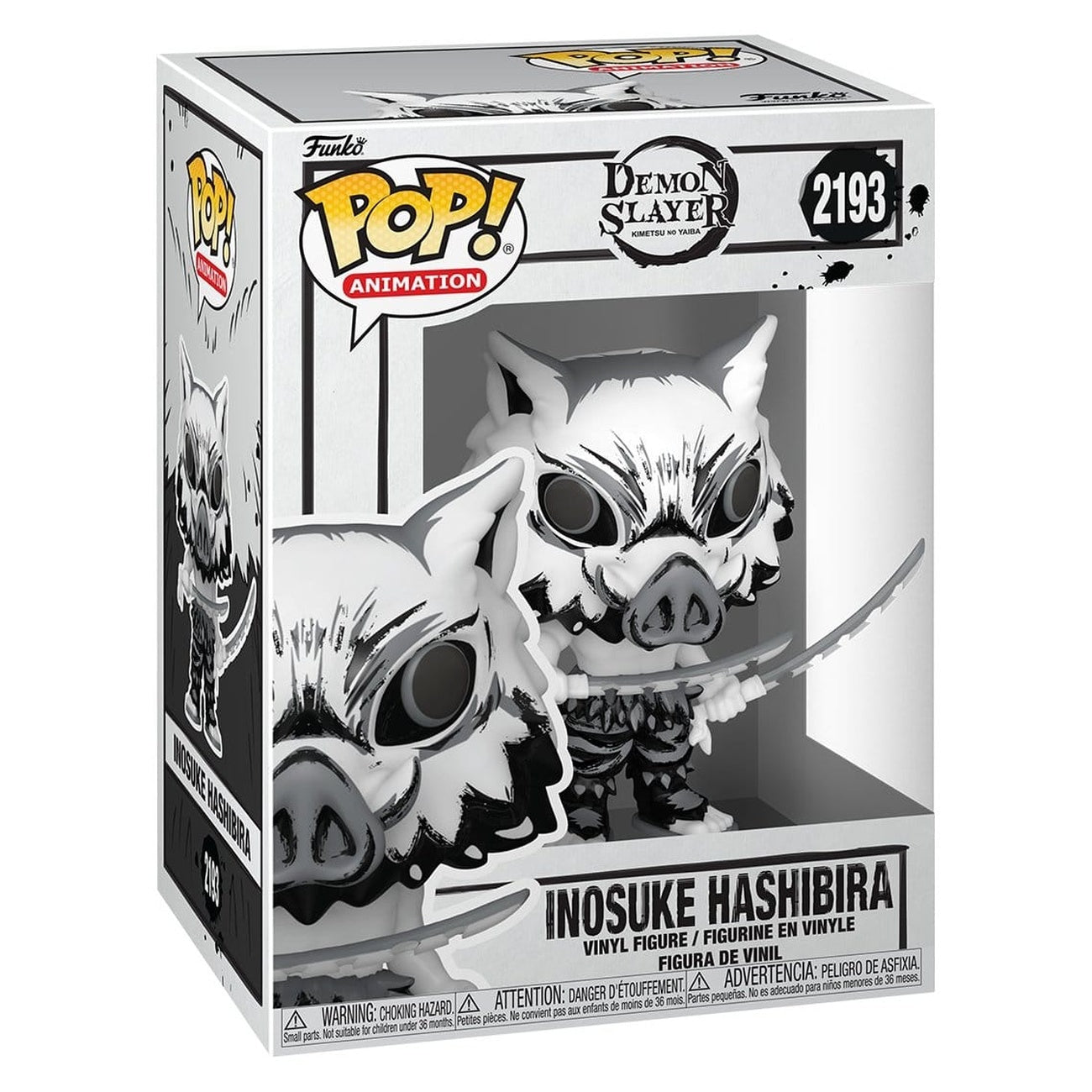Produktbild Demon Slayer: Kimetsu no Yaiba POP! Animation Vinyl Figuren Inosuke(Sumi-Ink) 9 cm