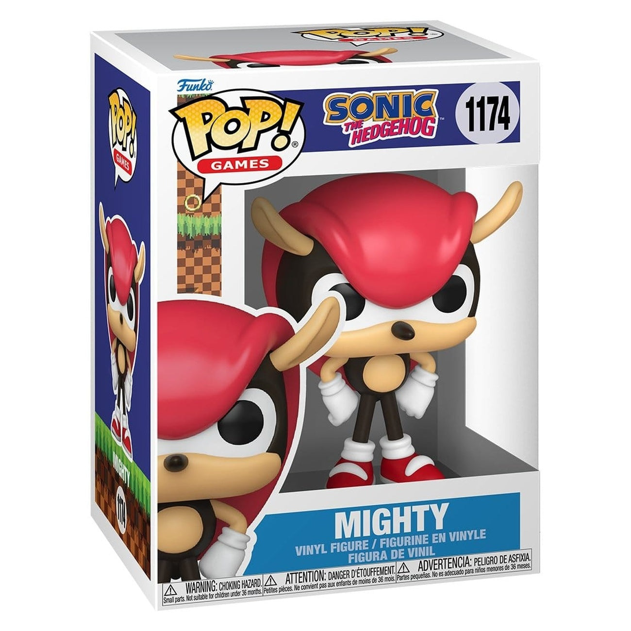 Produktbild Sonic - The Hedgehog POP! Movies Vinyl Figuren Mighty the Armadillo 9 cm