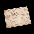 Produktbild Der Hobbit Kunstdruck Thorin's Map 40 x 30 cm