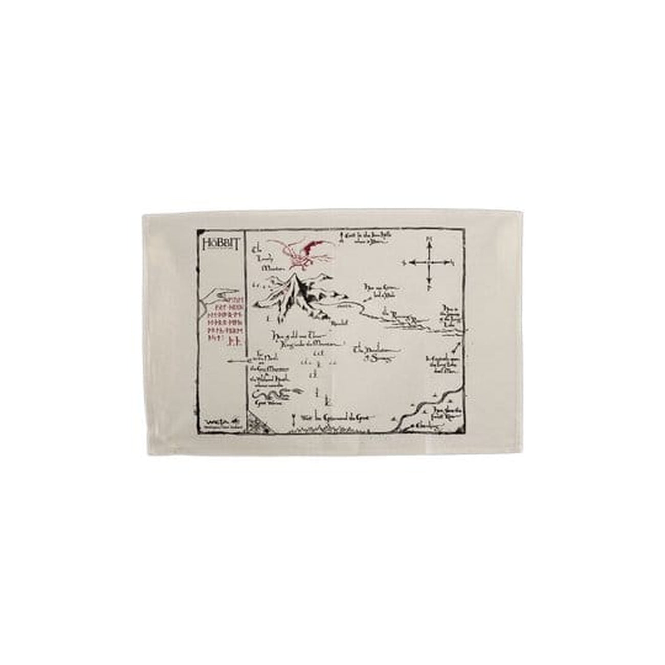Produktbild Der Hobbit Geschirrtuch Thorins Map 72 cm
