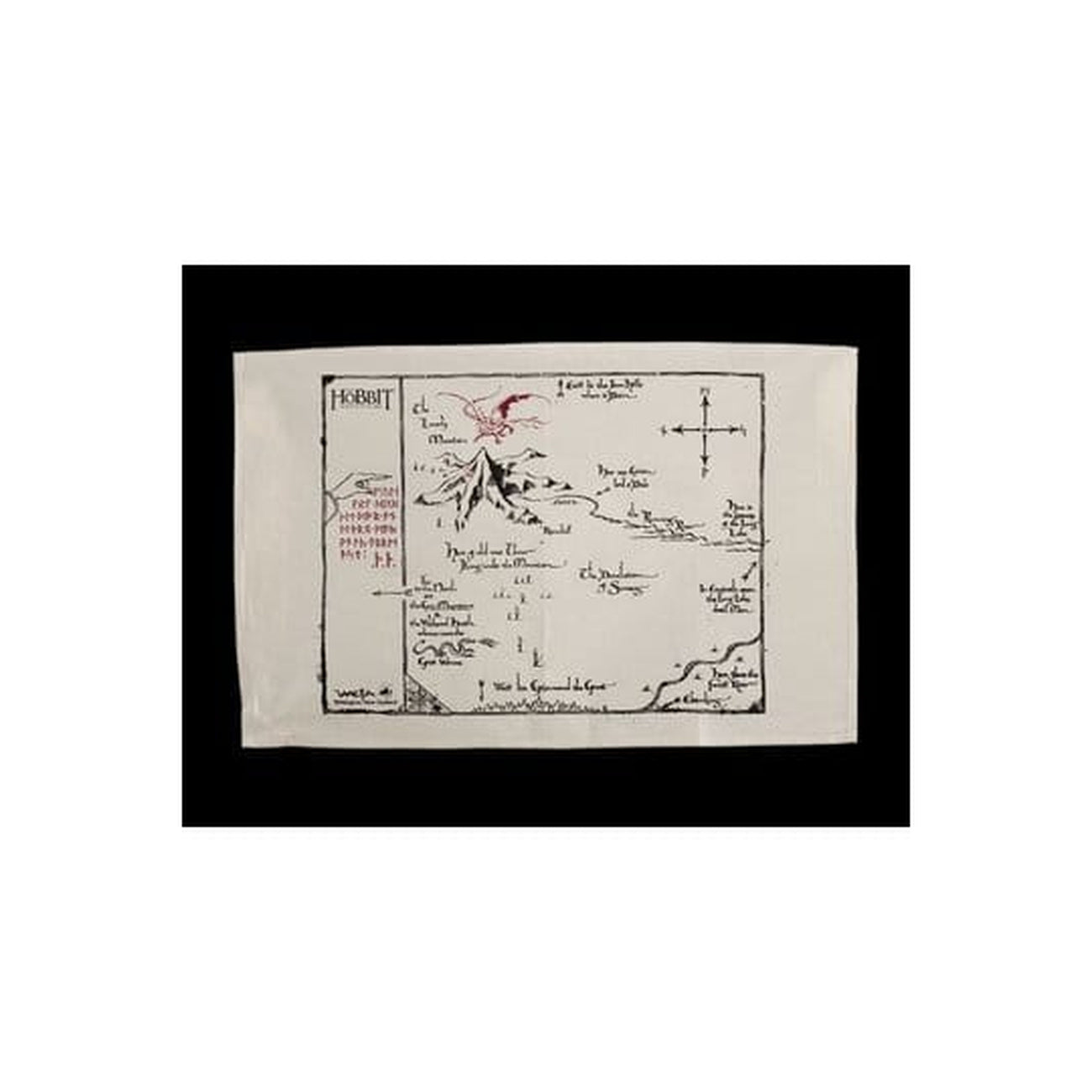 Produktbild Der Hobbit Geschirrtuch Thorins Map 72 cm