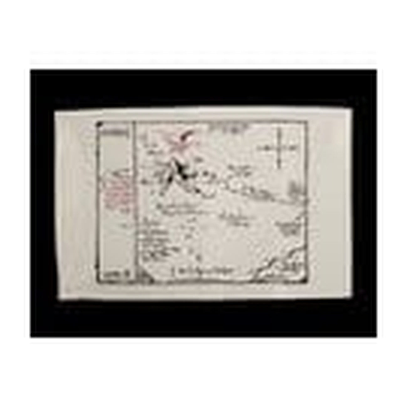 Produktbild Der Hobbit Geschirrtuch Thorins Map 72 cm