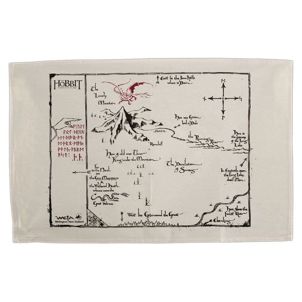 Produktbild Der Hobbit Geschirrtuch Thorins Map 72 cm