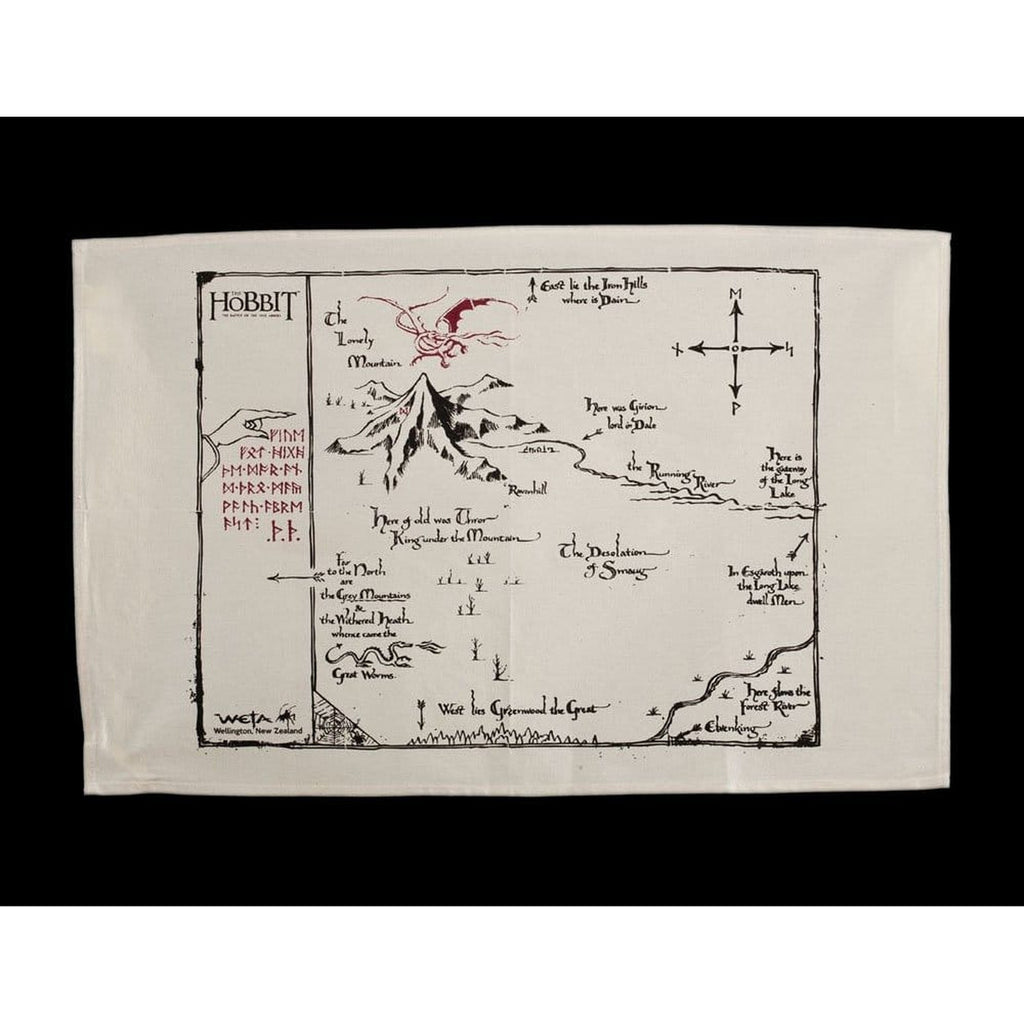 Produktbild Der Hobbit Geschirrtuch Thorins Map 72 cm