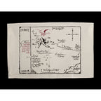 Produktbild Der Hobbit Geschirrtuch Thorins Map 72 cm