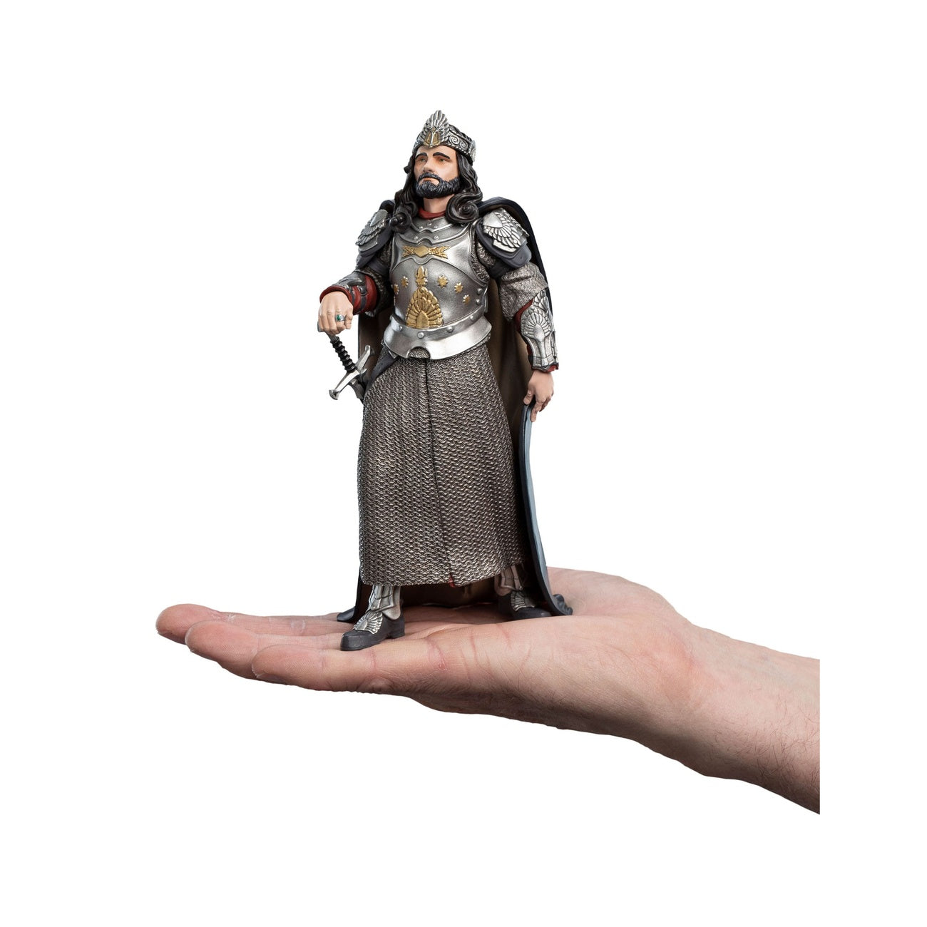 Produktbild Herr der Ringe Mini Epics Vinyl Figur King Aragorn 19 cm