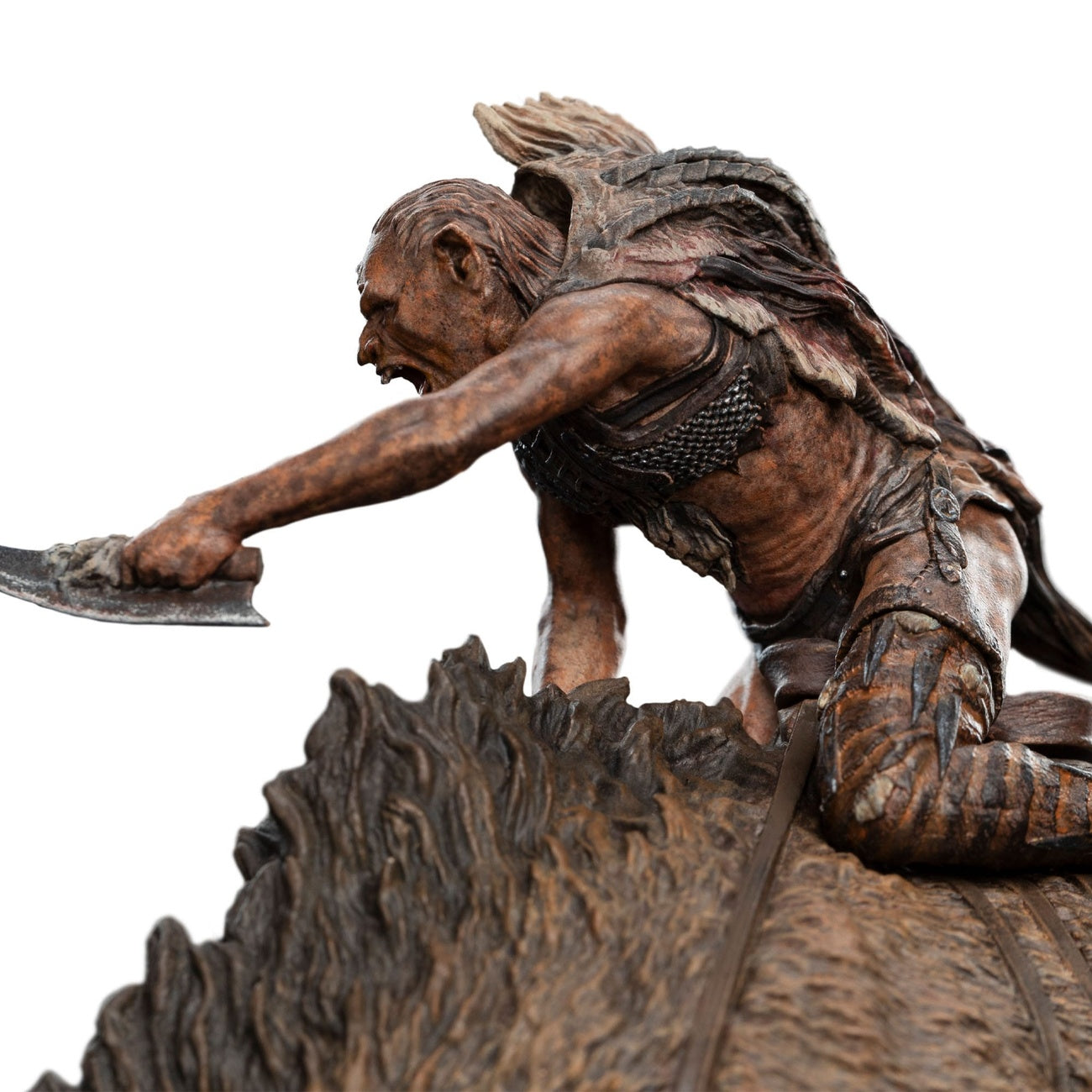 Produktbild Herr der Ringe Mini Statue Sharkû on Warg 18 cm
