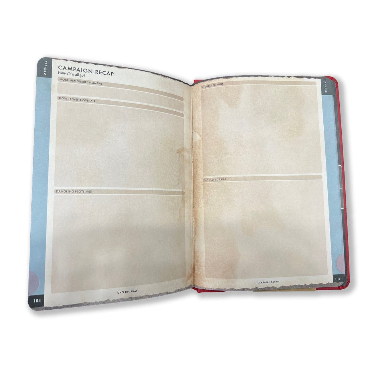 Produktbild Notizbuch A5 Gamemaster's Journal Orange Portal