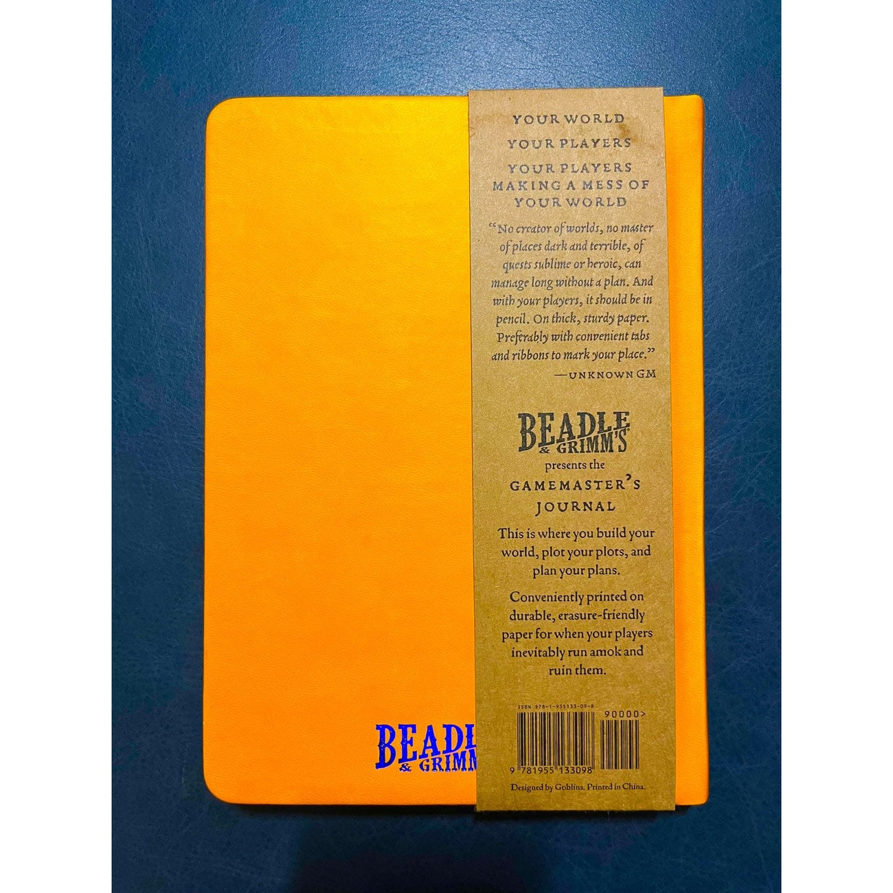 Produktbild Notizbuch A5 Gamemaster's Journal Orange Portal