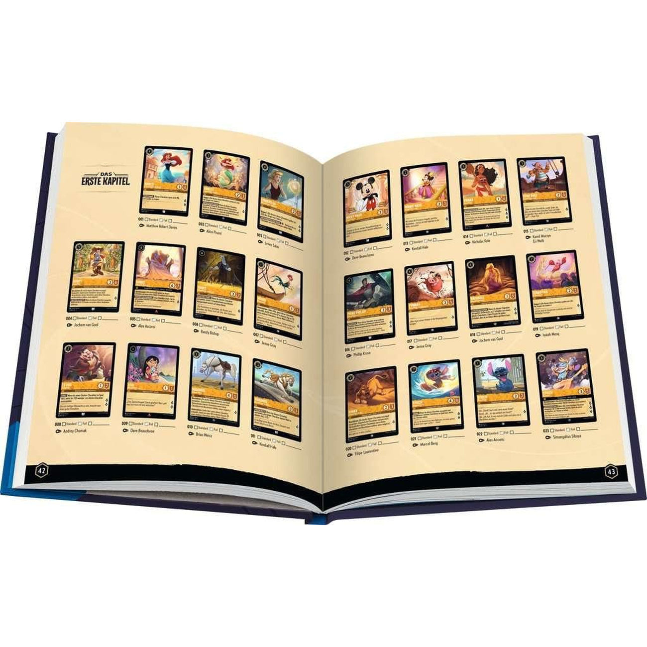 Produktbild Disney Lorcana TCG Buch Der offizielle Collector's Guide: Sets 1-4 *Deutsche Version*