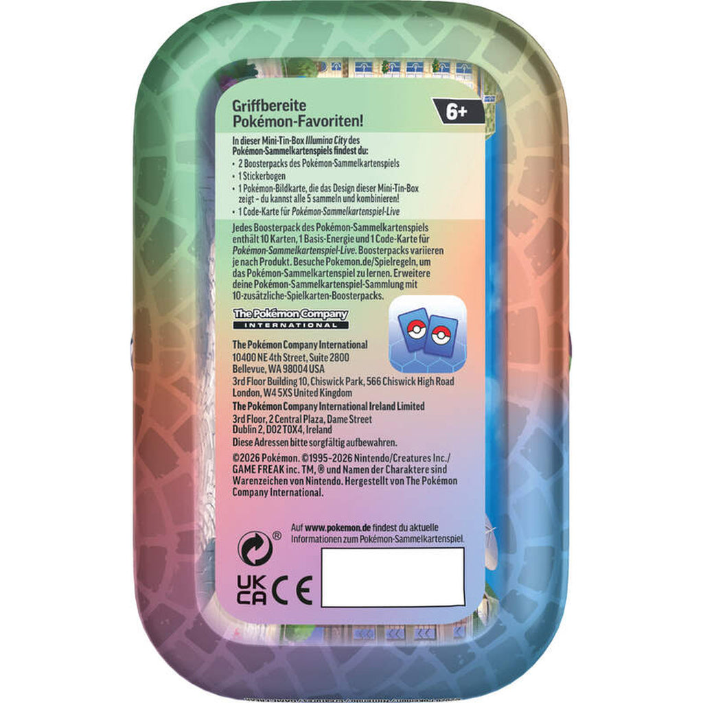 Produktbild Pokemon - Illumina City Sammelkarten Mini-Tin Box