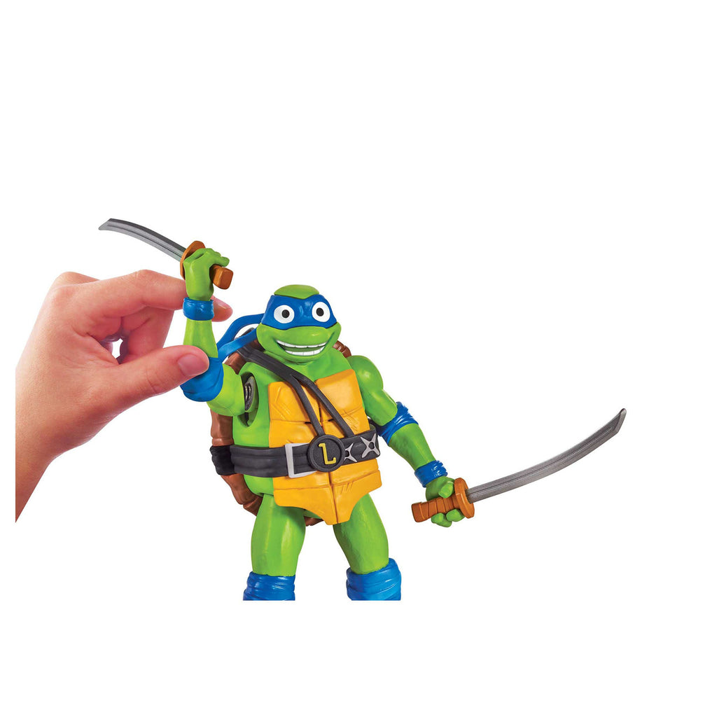 Produktbild Teenage Mutant Ninja Turtles: Mutant Mayhem Ninja Shouts Action Figur Leonardo 14 cm