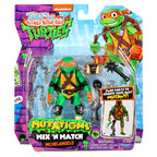 Produktbild Die Abenteuer der Teenage Mutant Ninja Turtles Mix 'n Match Actionfigur Michelangelo 12 cm