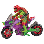 Produktbild Die Abenteuer der Teenage Mutant Ninja Turtles Actionfigur mit Fahrzeug Raphael & Purple Dragon 12 cm