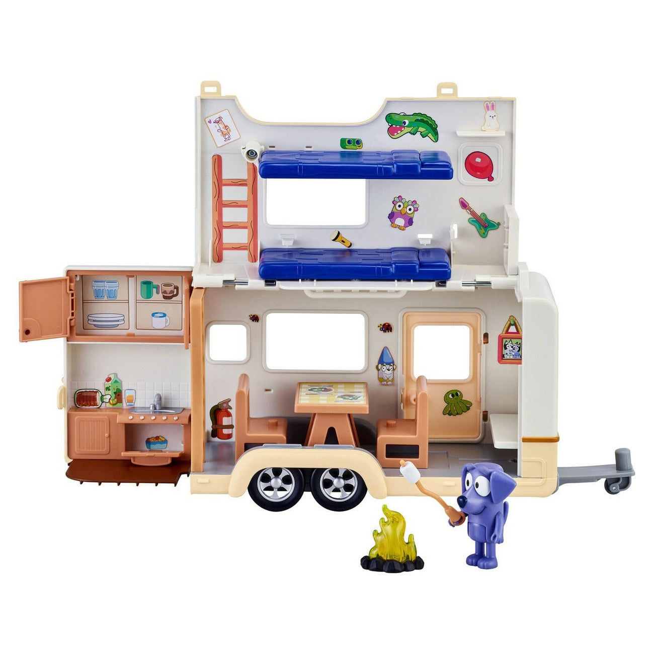 Produktbild Bluey Actionfigur mit Fahrzeug Bluey Caravan
