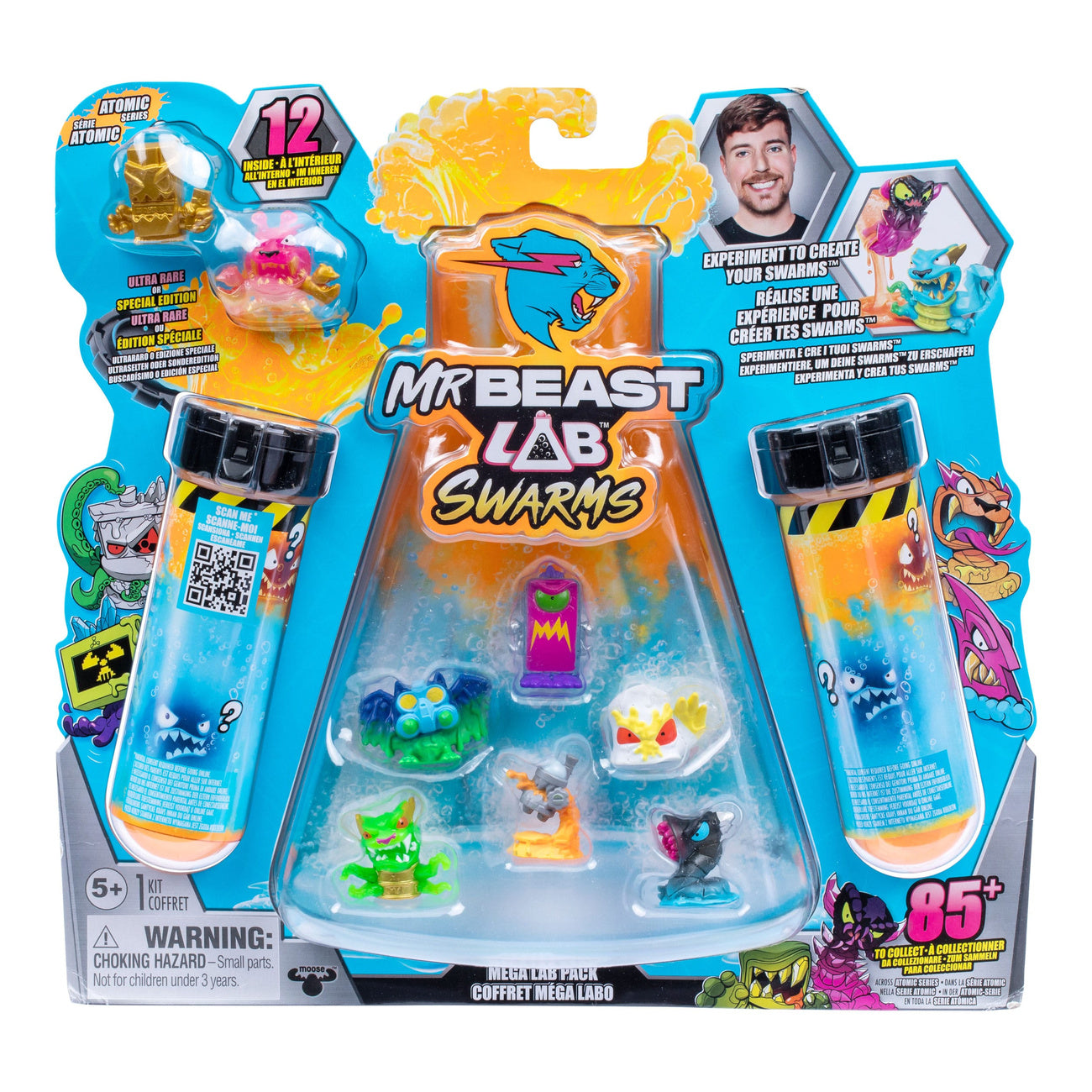 Produktbild Mr. Beast Lab Swarms Minifiguren 12er-Pack Mega Lab 4 3 cm Sortiment (4)