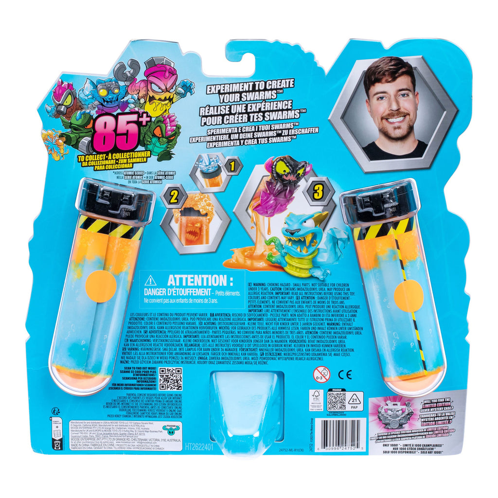 Produktbild Mr. Beast Lab Swarms Minifiguren 12er-Pack Mega Lab 4 3 cm Sortiment (4)