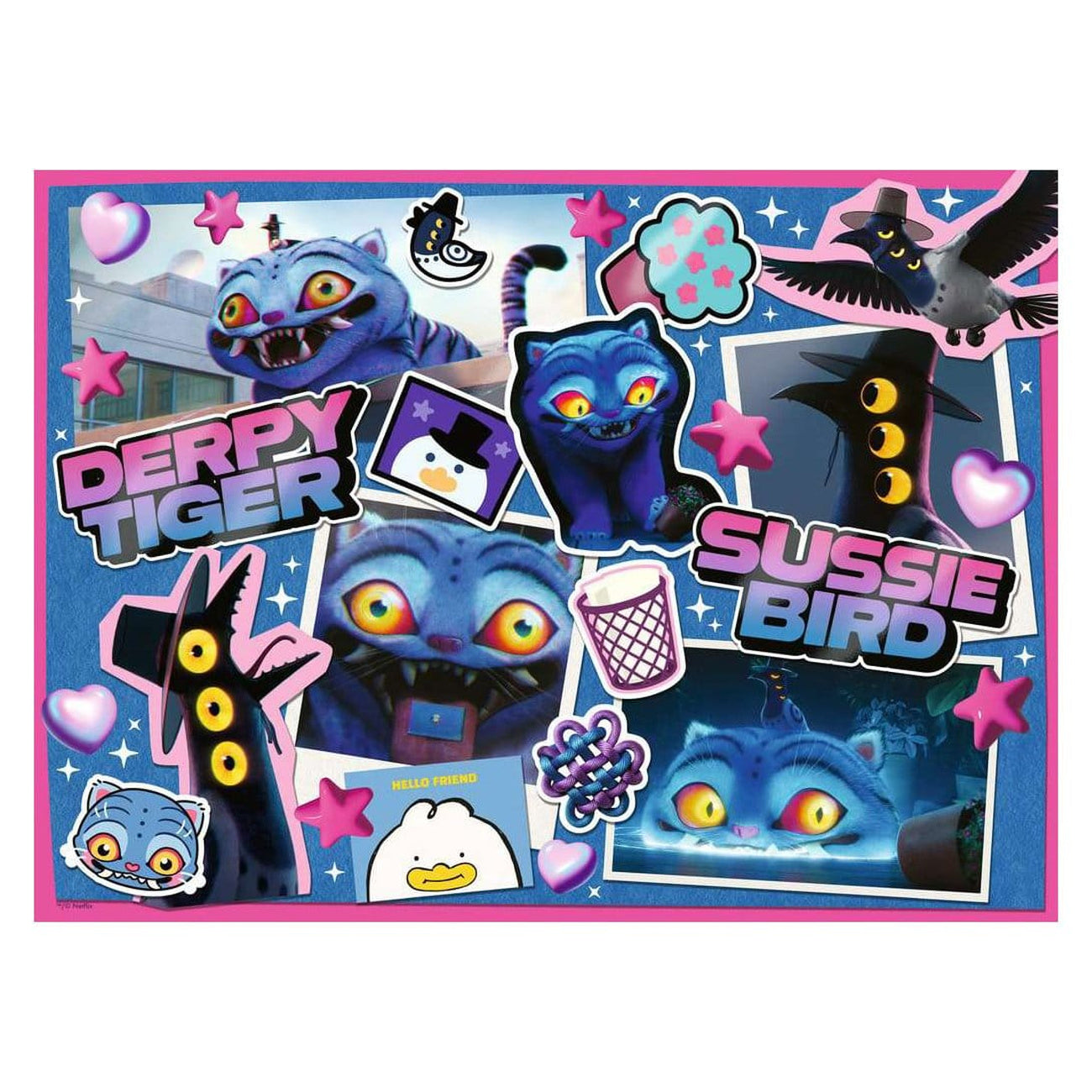 Produktbild KPop Demon Hunters Kinderpuzzle Derpy & Sussie (300 Teile XXL)