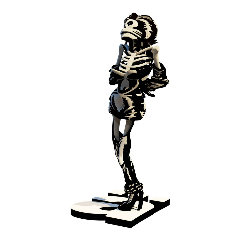 Produktbild Die Ärzte Statue 1/10 Gwendoline Skelett 17 cm