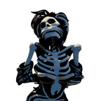 Produktbild Die Ärzte Statue 1/10 Gwendoline Skelett 17 cm