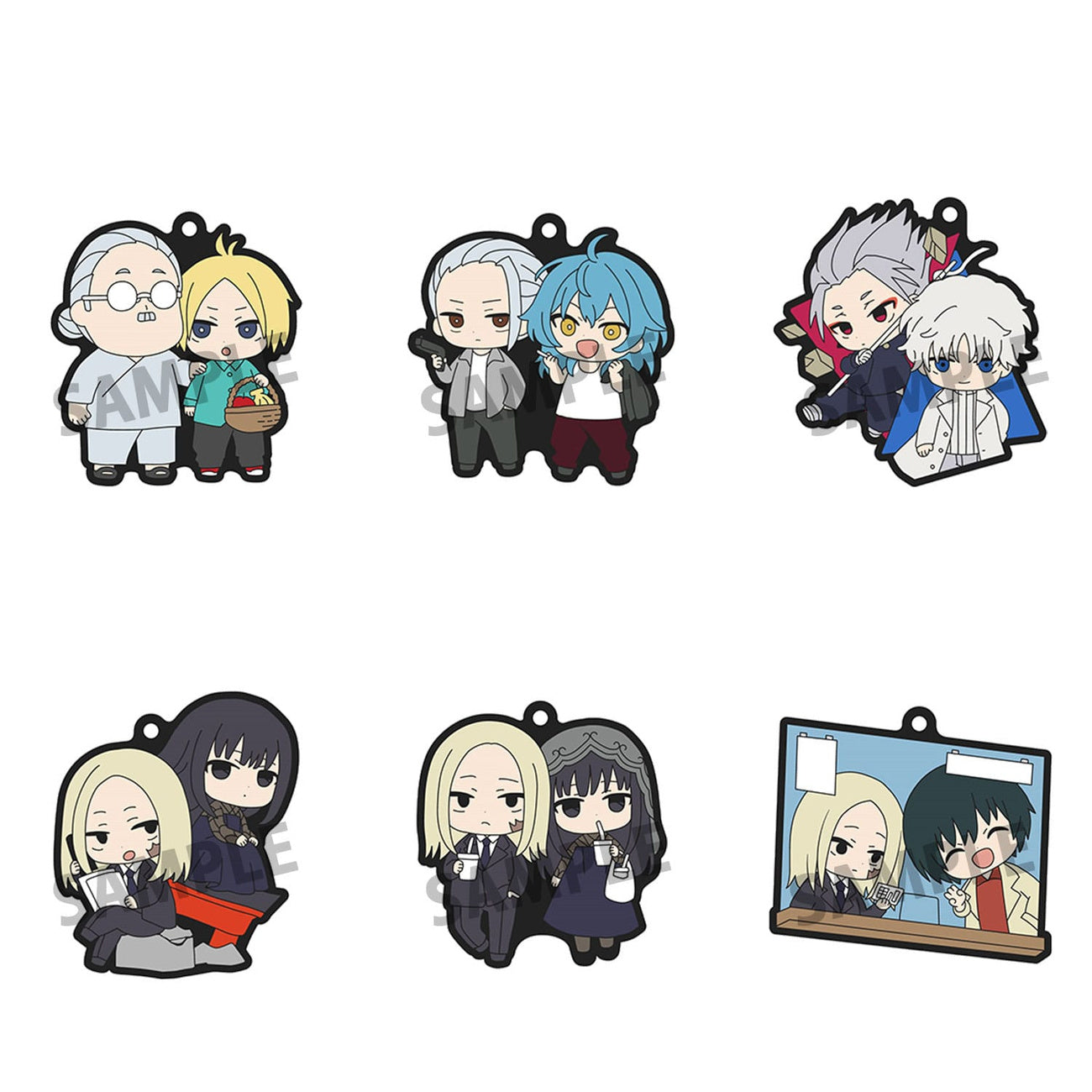 Produktbild Sakamoto Days Rubber Mascot Buddycolle Gummi-Anhänger Vol. 2 7 cm Sortiment (6)