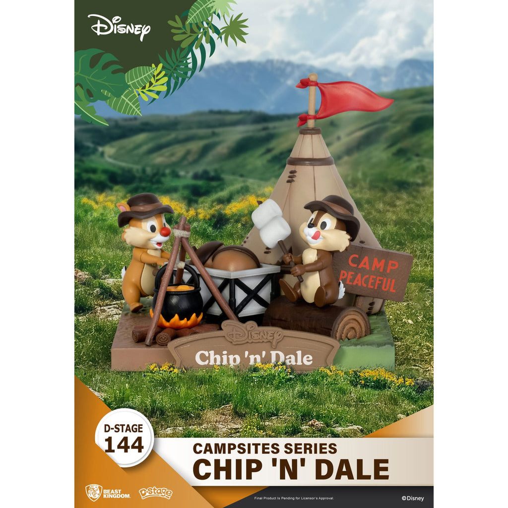Produktbild Disney D-Stage Campsite Series PVC Diorama Chip & Dale 10 cm