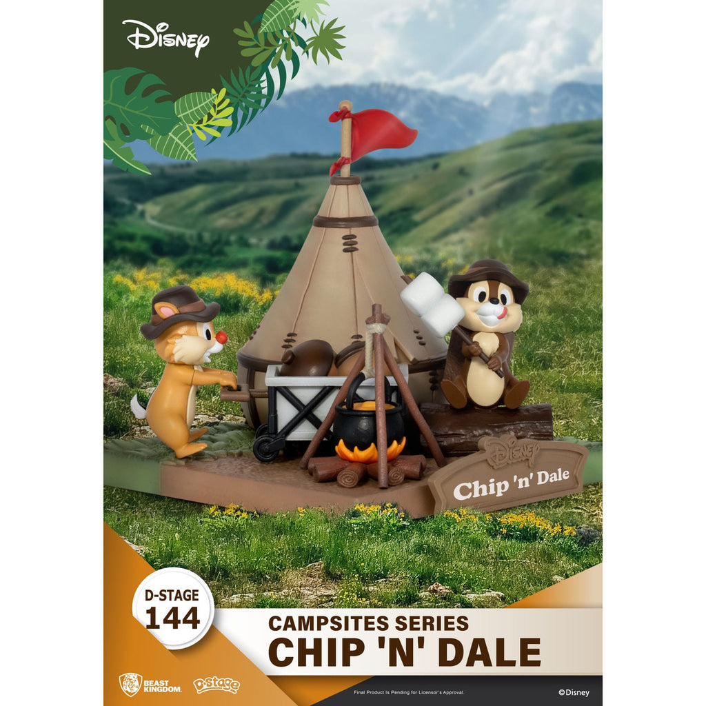Produktbild Disney D-Stage Campsite Series PVC Diorama Chip & Dale 10 cm