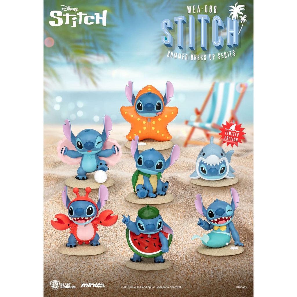 Produktbild Lilo & Stitch Mini Egg Attack Figuren Stitch summer dress up Series 8 cm Sortiment (6)