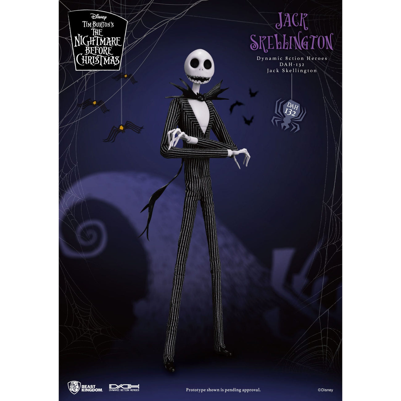 Produktbild Nightmare before Christmas 8ction Heroes Actionfigur 1/9 Jack 21 cm