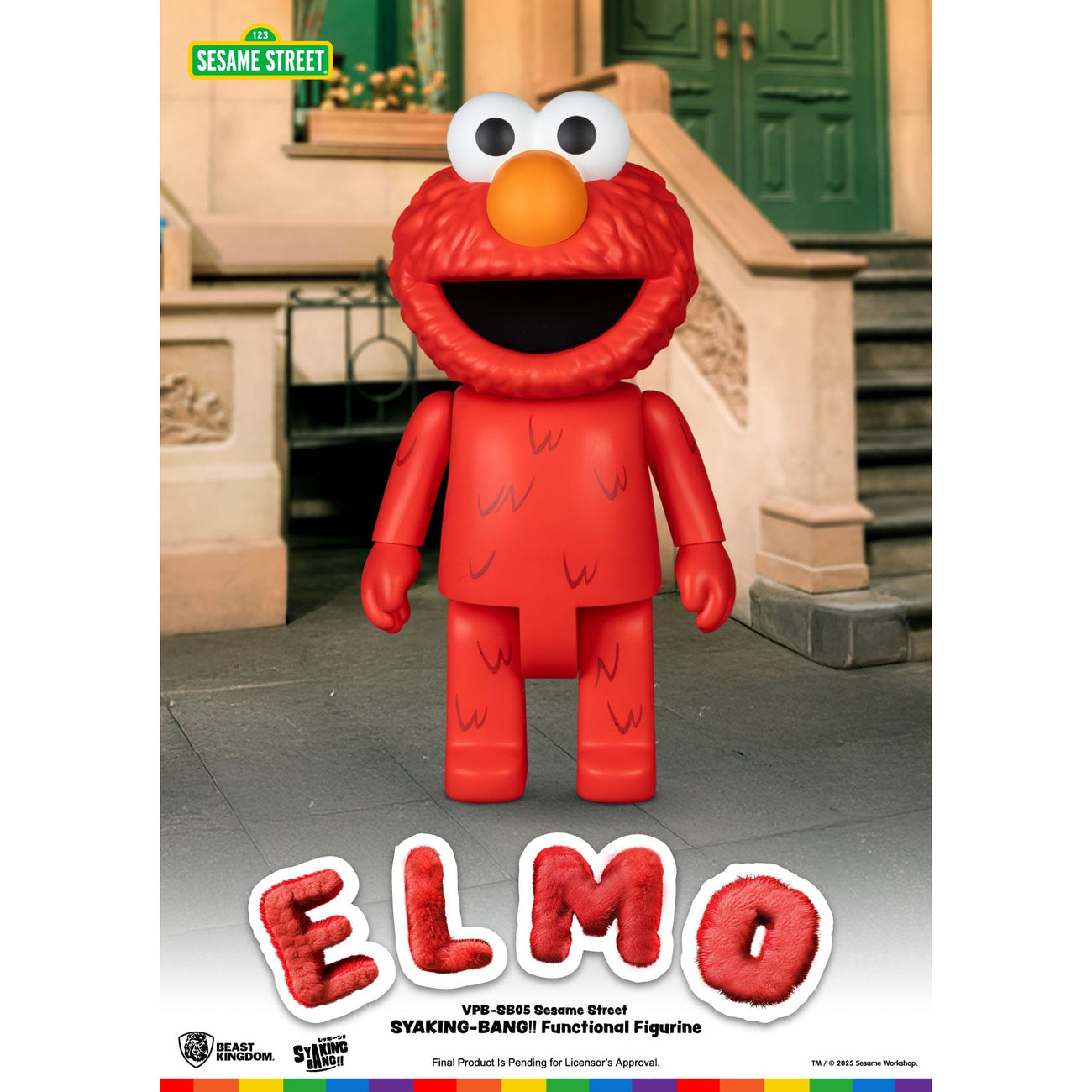 Produktbild Sesamstraße Syaking Bang Vinyl Spardose Elmo 47 cm