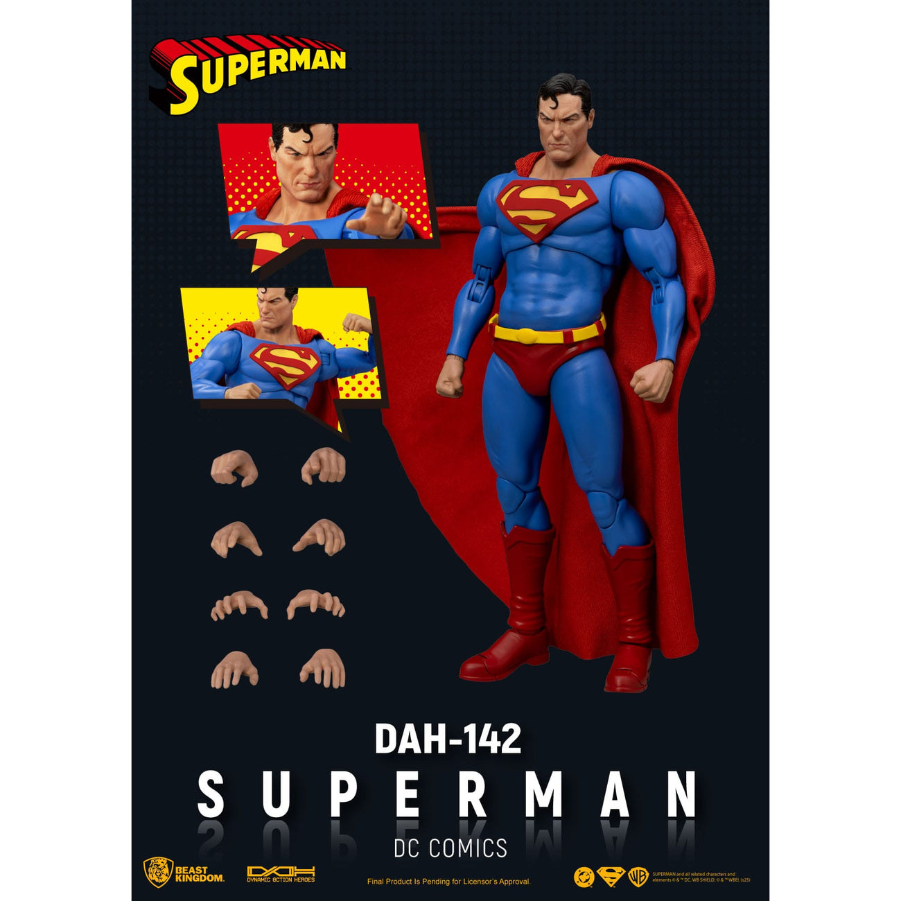 Produktbild DC Comics Actionfigur Superman 20 cm