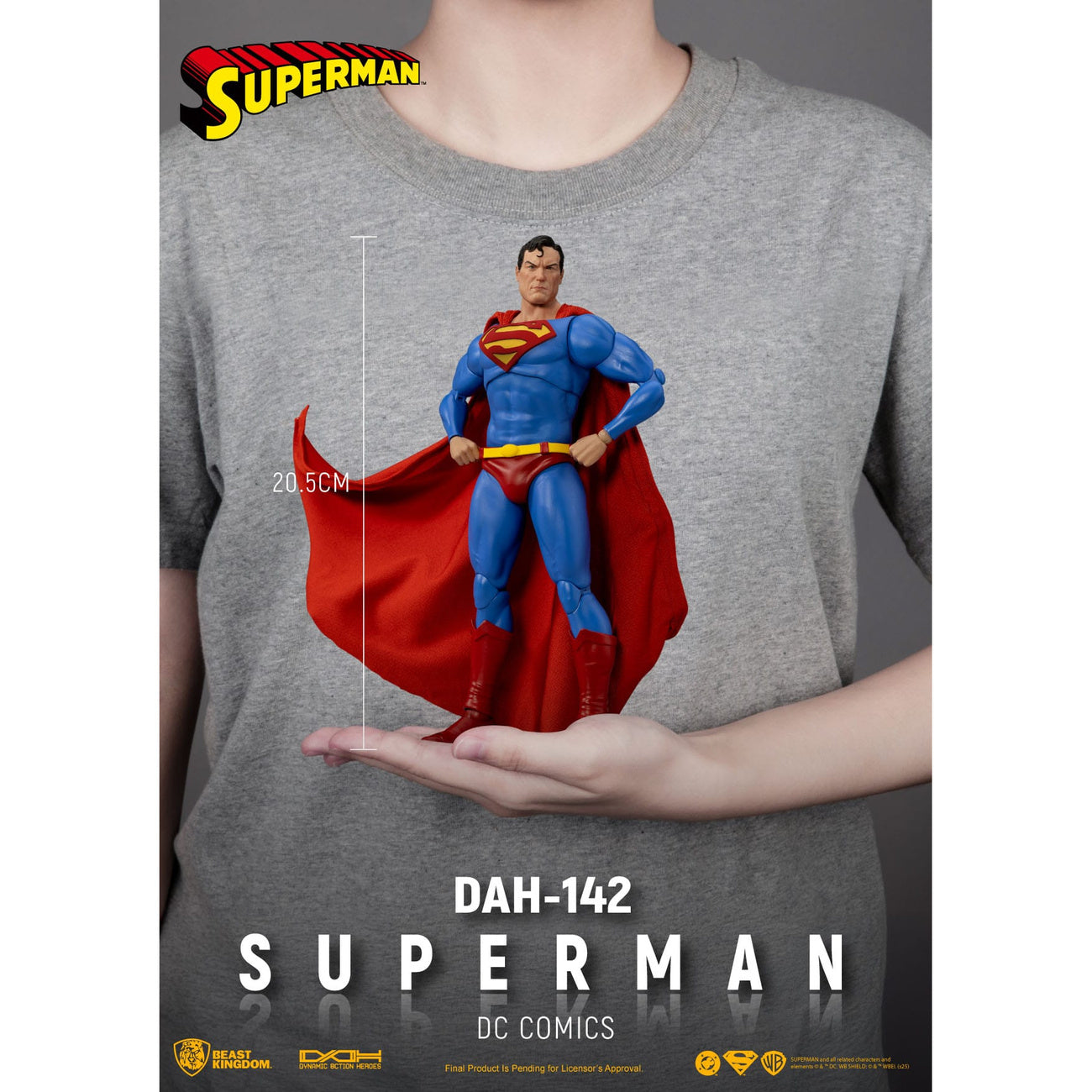 Produktbild DC Comics Actionfigur Superman 20 cm