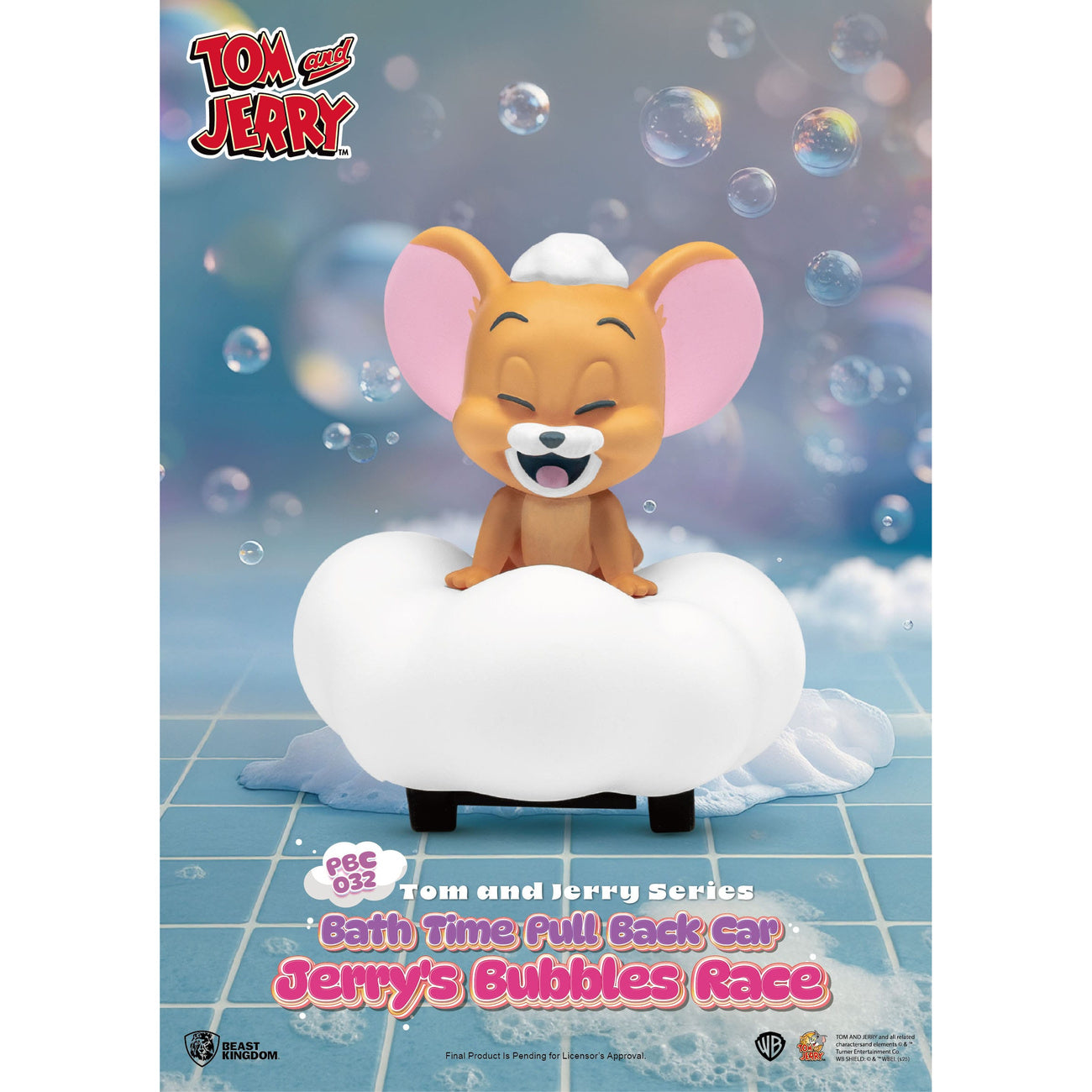 Produktbild Tom & Jerry Pull Back Car Series Rückzug-Autos Bath Time Blind Box 6er-Pack