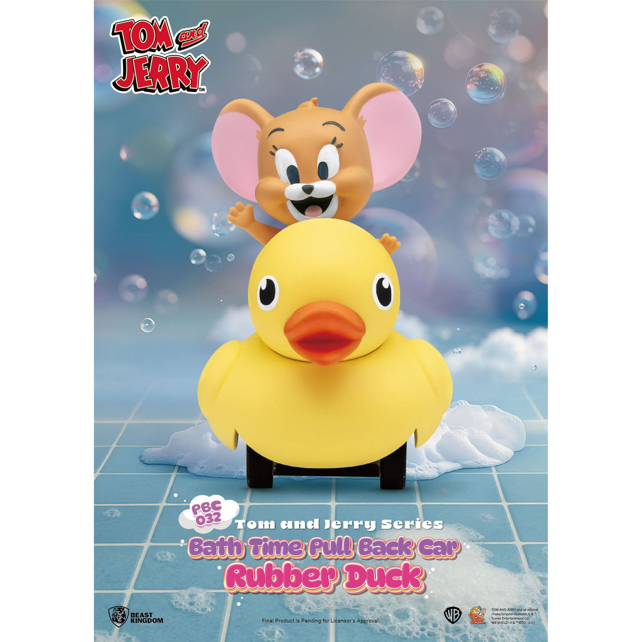 Produktbild Tom & Jerry Pull Back Car Series Rückzug-Autos Bath Time Blind Box 6er-Pack