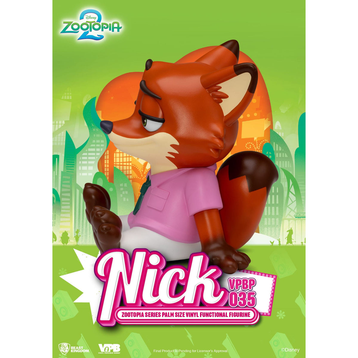 Produktbild Zoomania Piggy Vinyl Spardose Nick 15 cm