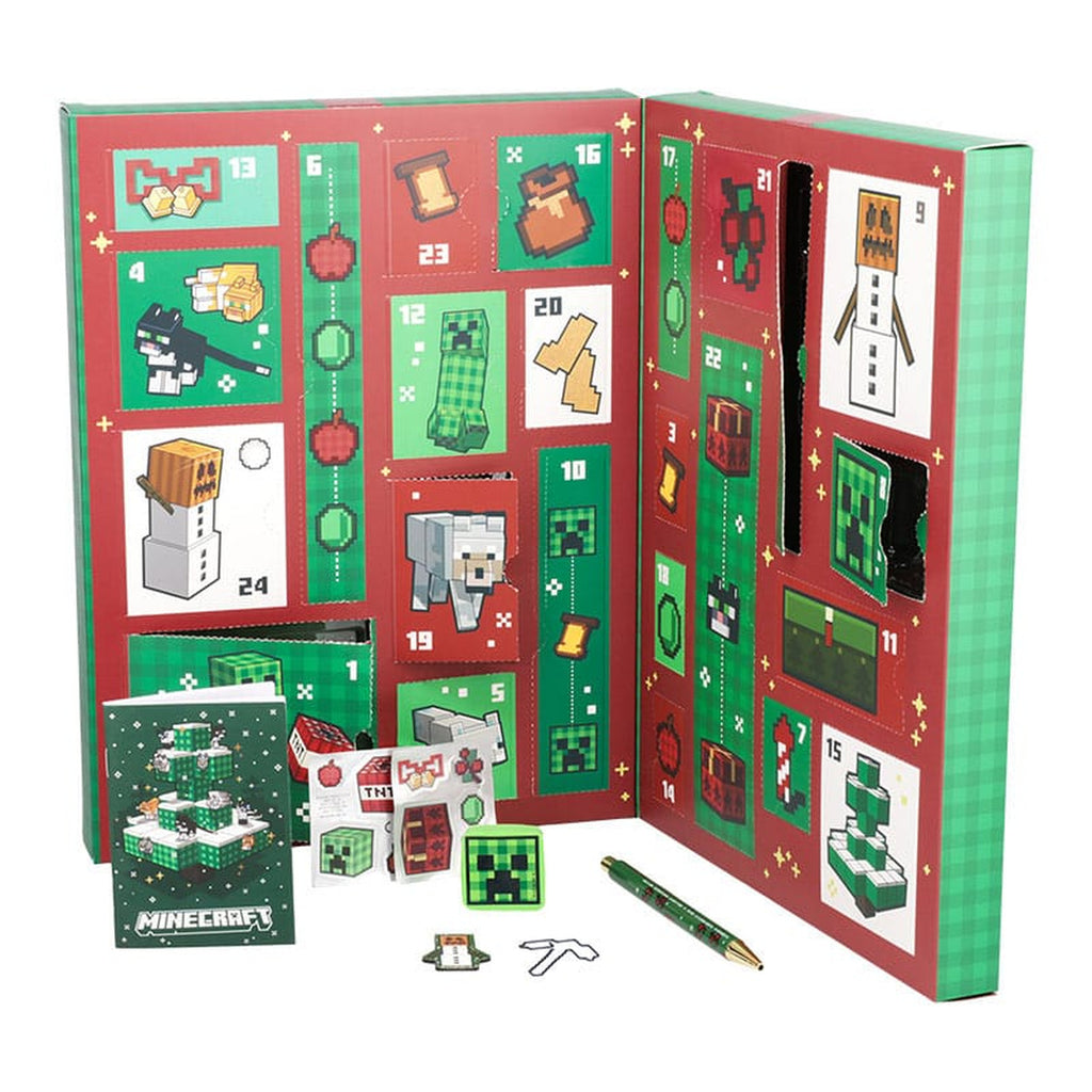 Produktbild Minecraft Adventskalender Schreibwaren 24 Day