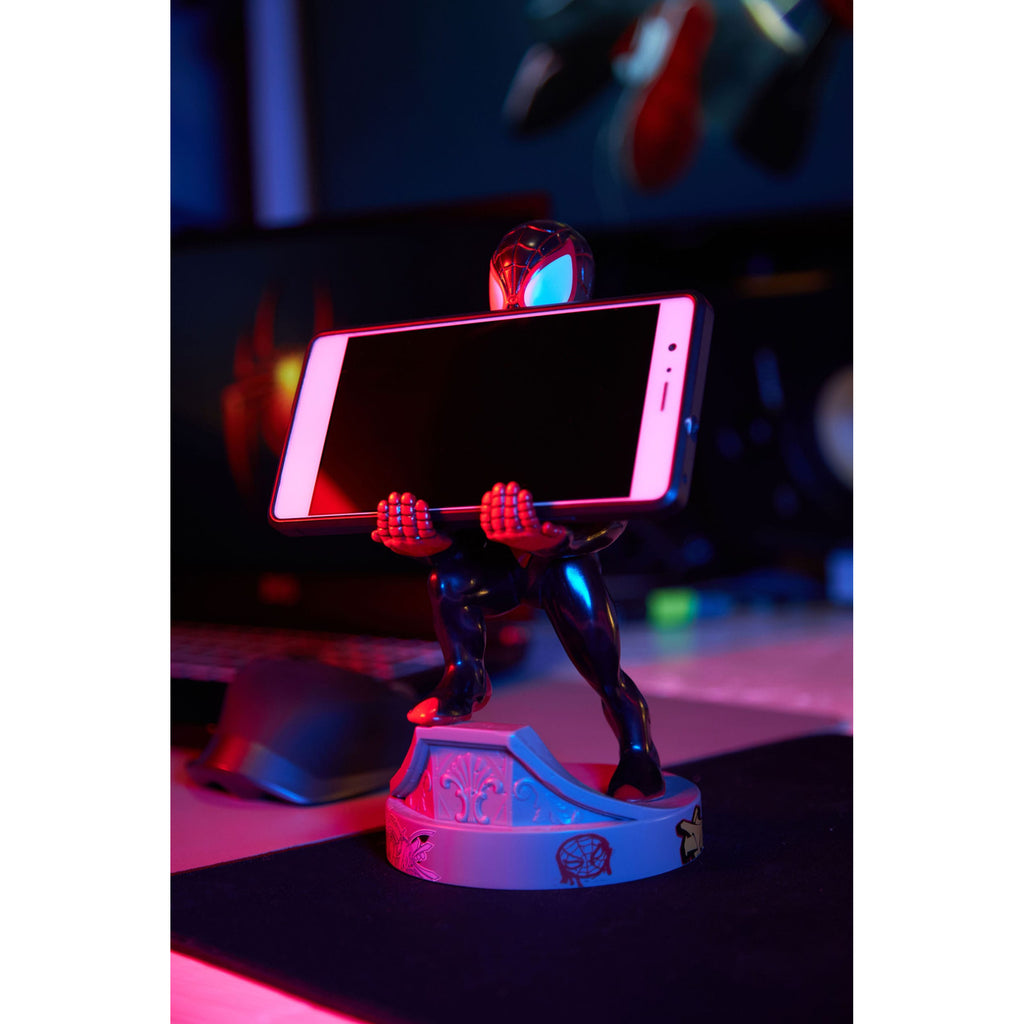 Produktbild Spider-Man Cable Guys Lade-Halter Miles Morales 20 cm