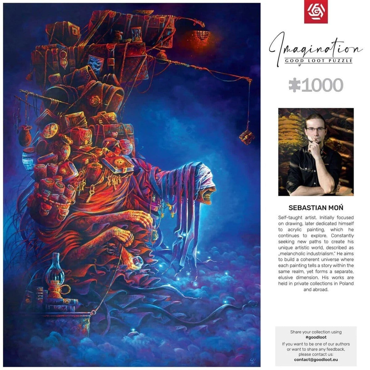 Produktbild Imagination Series Puzzle Sebastian Mon Ciezar doswiadczen (1000 Teile)