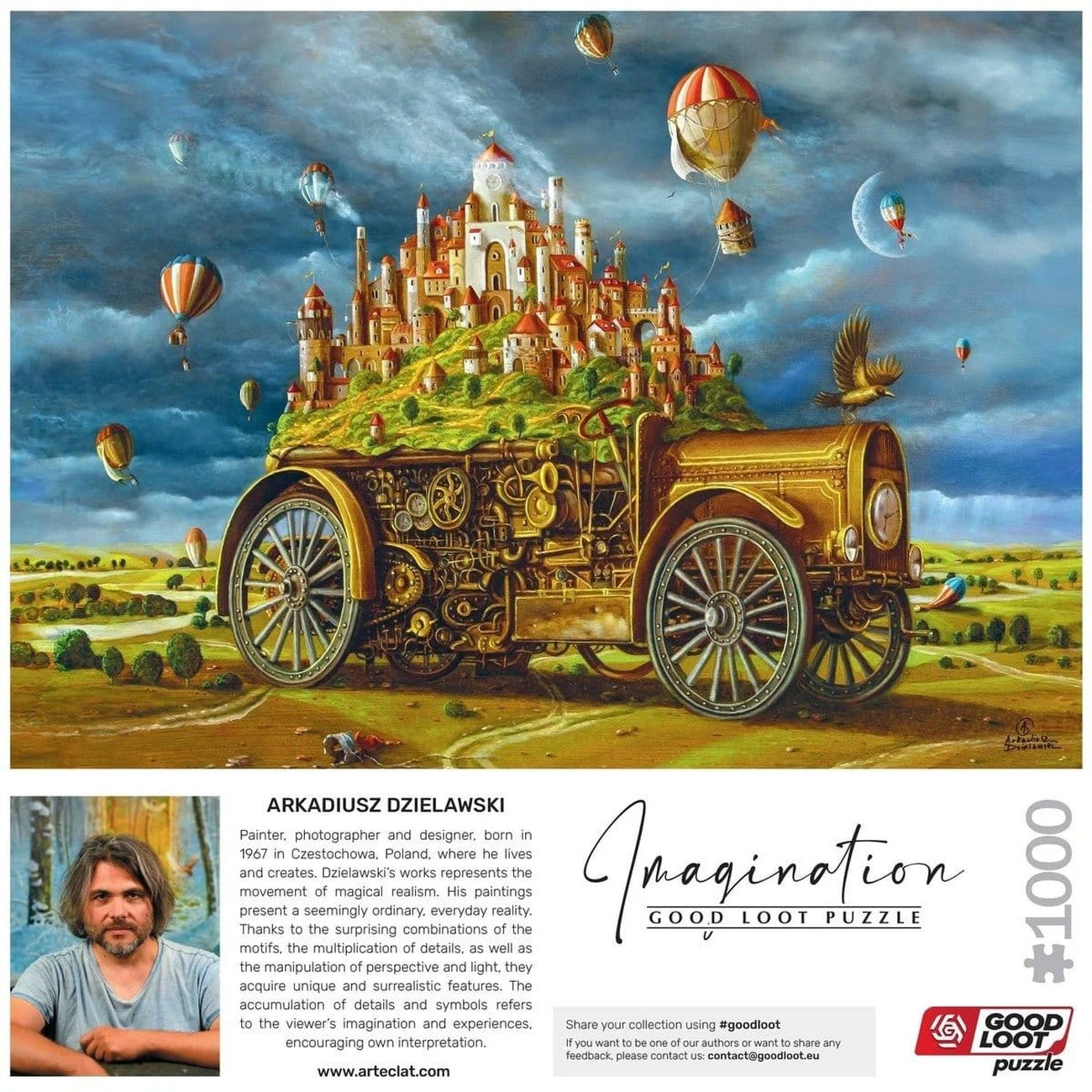 Produktbild Imagination Series Puzzle Arkadiusz Dzielawski Wielka przeprowadzka (1000 Teile)