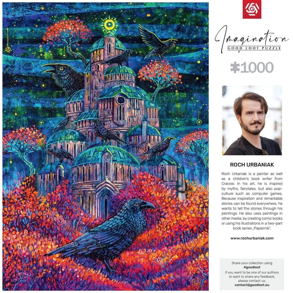 Produktbild Imagination Series Puzzle Roch Urbaniak Twierdza Pani Kruków (1000 Teile)