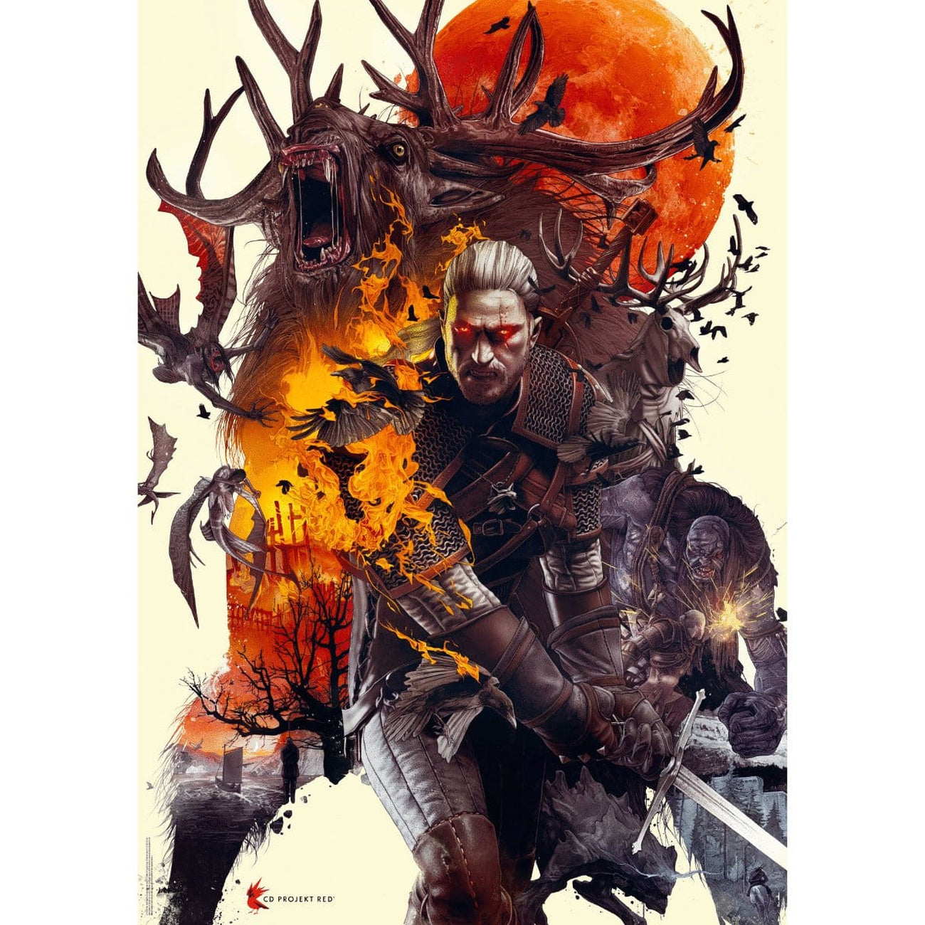 Produktbild The Witcher Puzzle Monsters (1000 Teile)