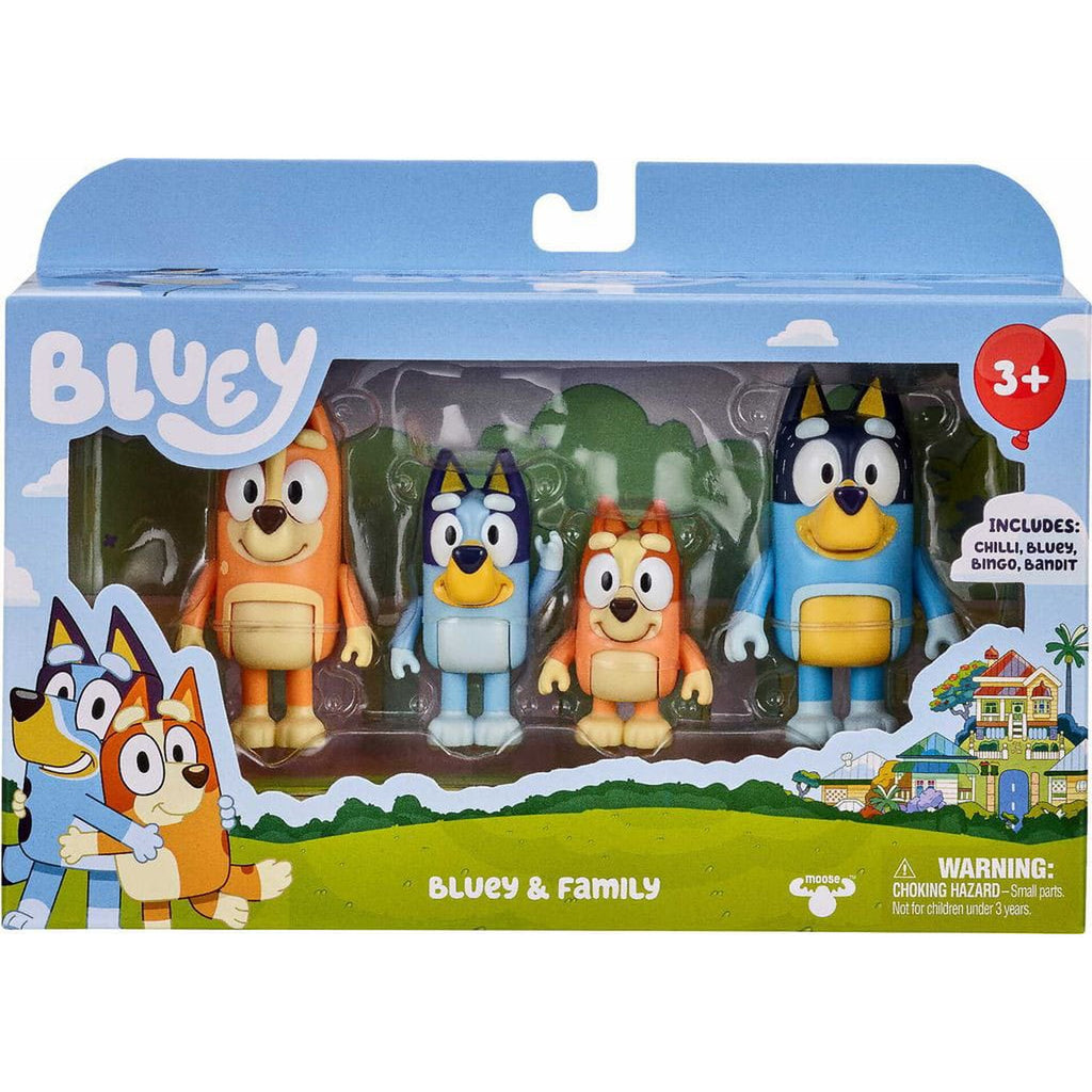Produktbild Bluey: Family 4 Piece Figure Set