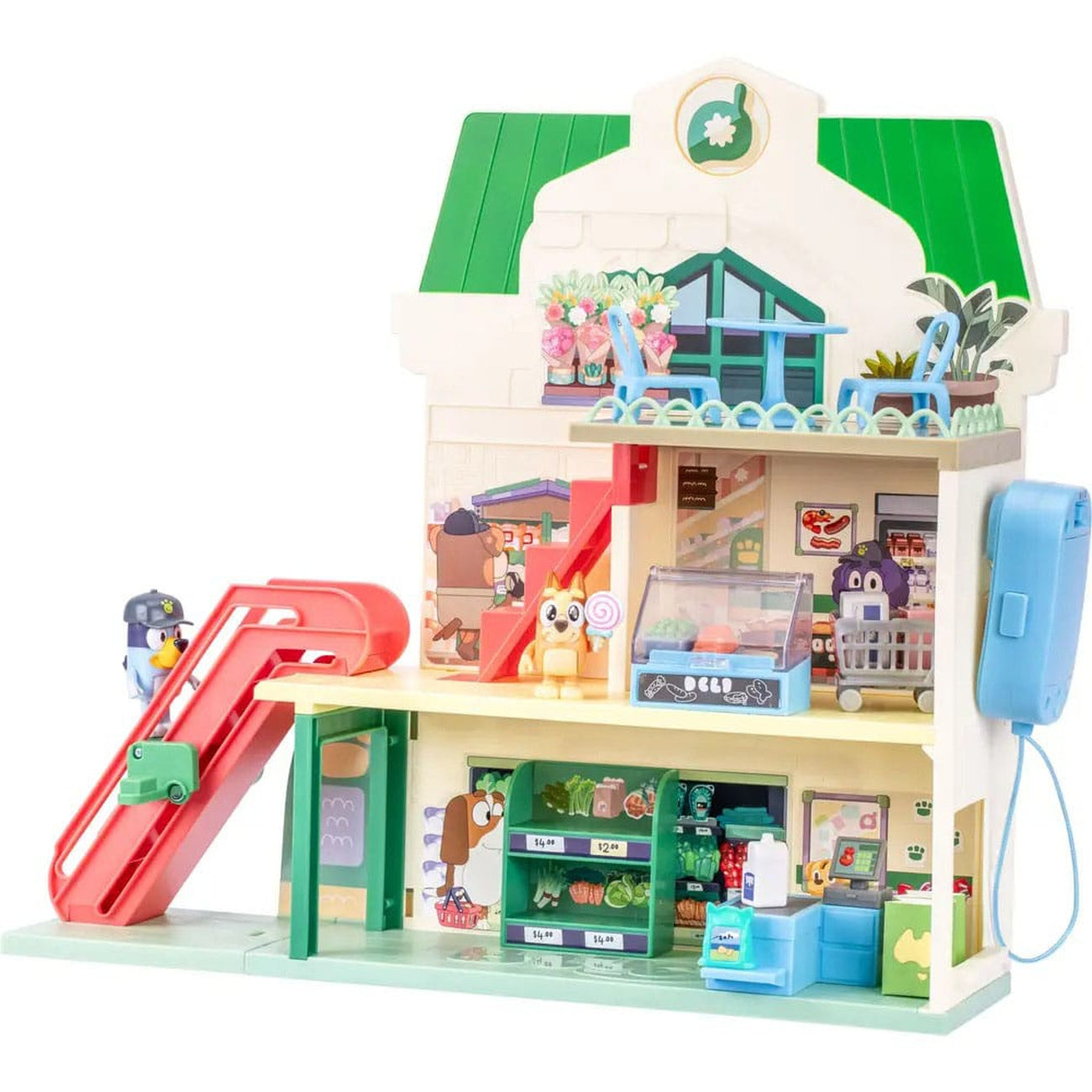 Produktbild Bluey Minifiguren Spielset Bluey Let's Play Chef Supermarkt