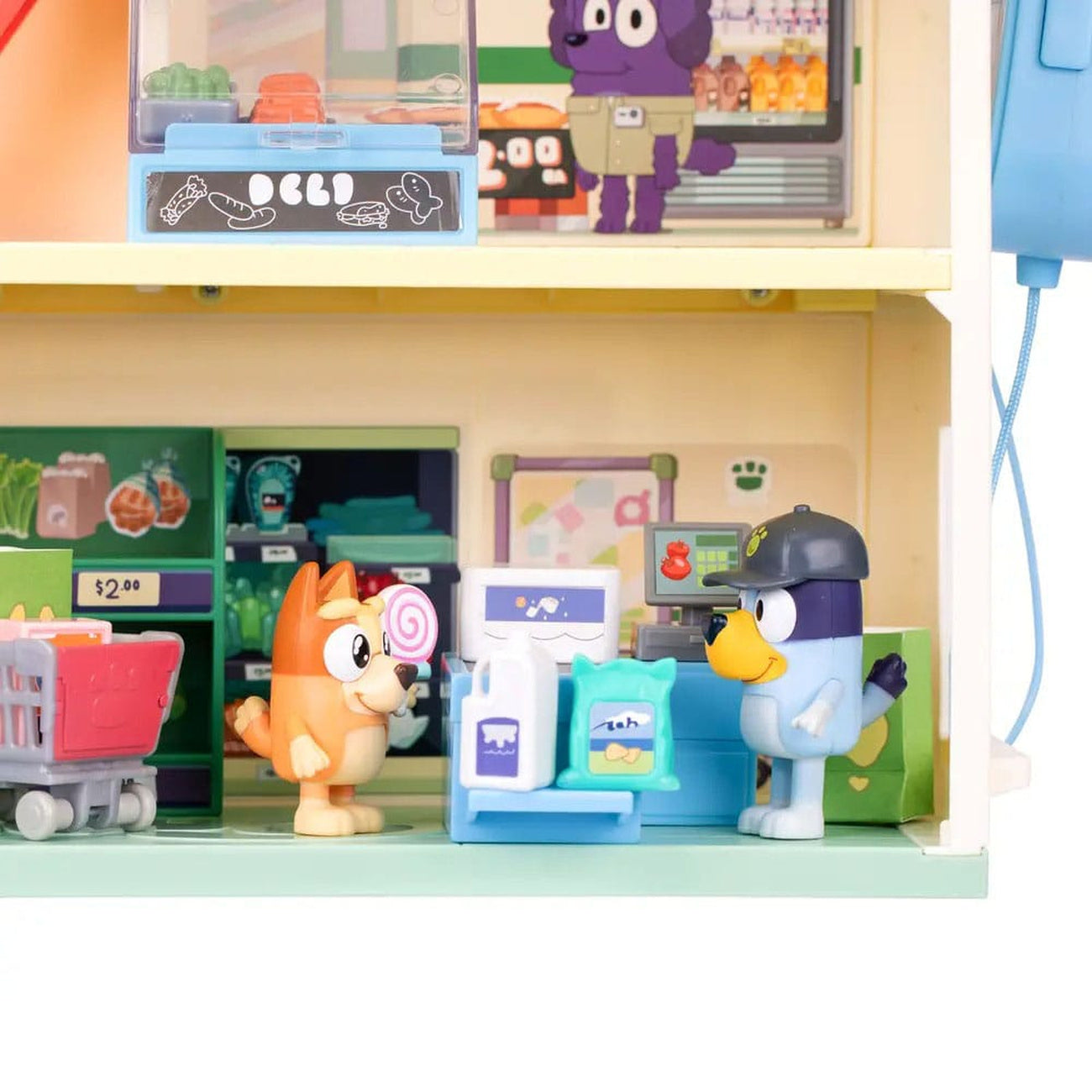 Produktbild Bluey Minifiguren Spielset Bluey Let's Play Chef Supermarkt