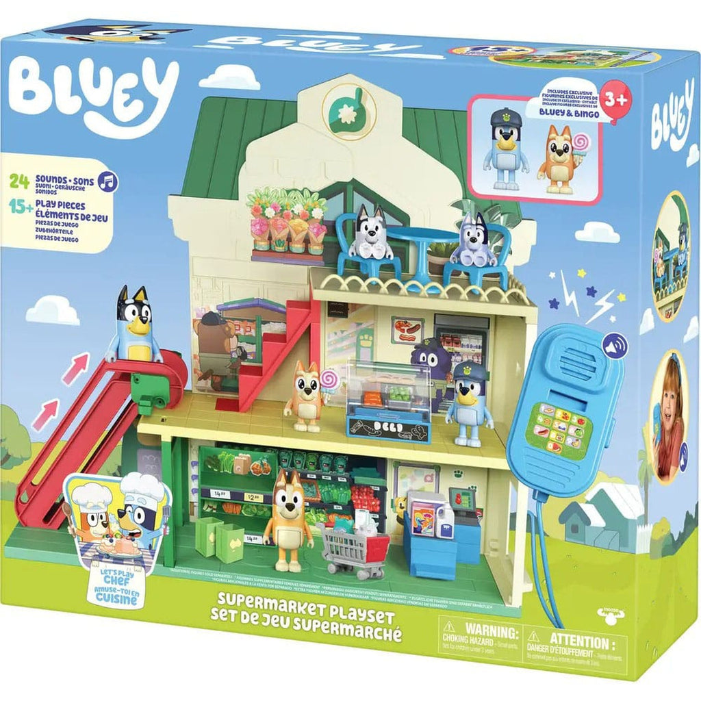 Produktbild Bluey Minifiguren Spielset Bluey Let's Play Chef Supermarkt