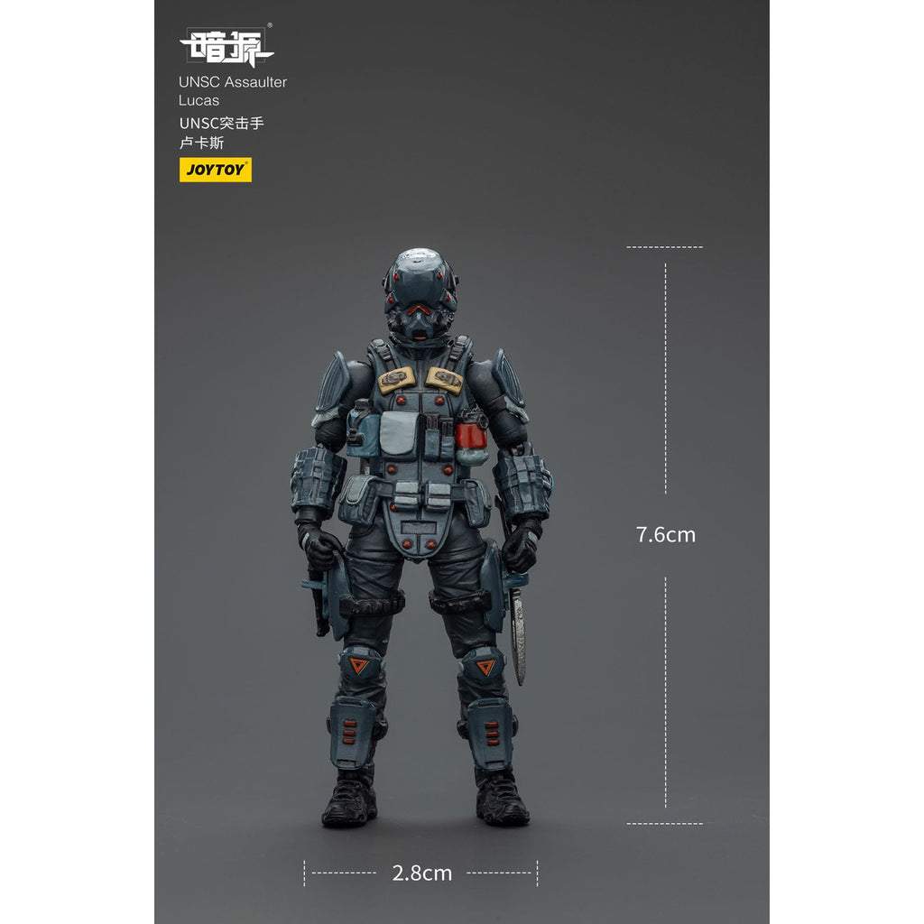 Produktbild UNSC Dark Source Actionfigur Assaulter Lucas 7 cm