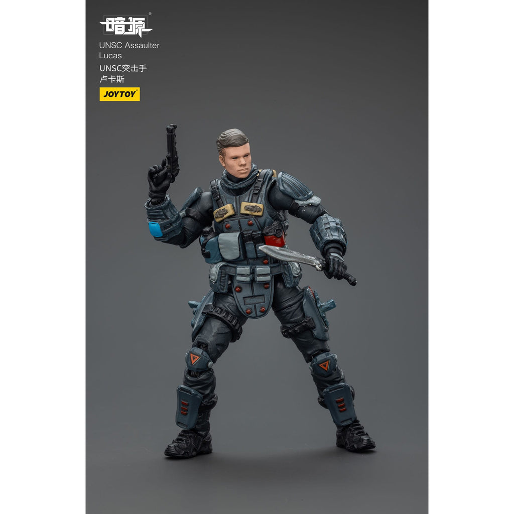 Produktbild UNSC Dark Source Actionfigur Assaulter Lucas 7 cm