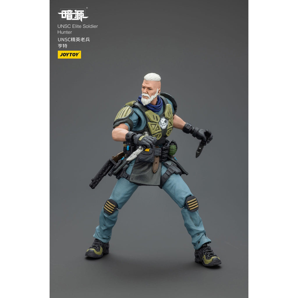 Produktbild UNSC Dark Source Actionfigur Elite Soldier Hunter 7 cm